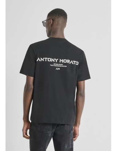 Camiseta relaxed fit en algodón con...