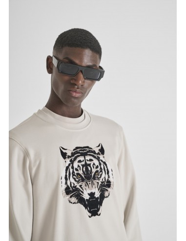 Regular fit crew neck sweatshirt in...