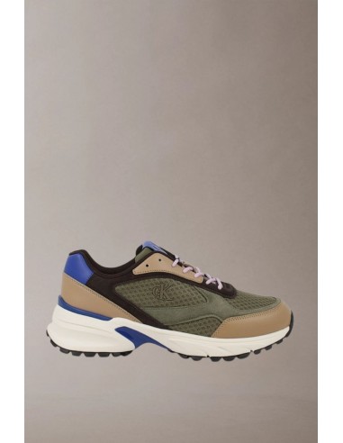 Zapatillas de piel y malla...