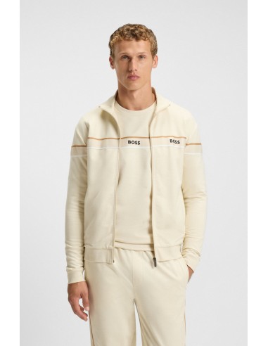 Boss Men's Zip-Up Cotton Fleece...
