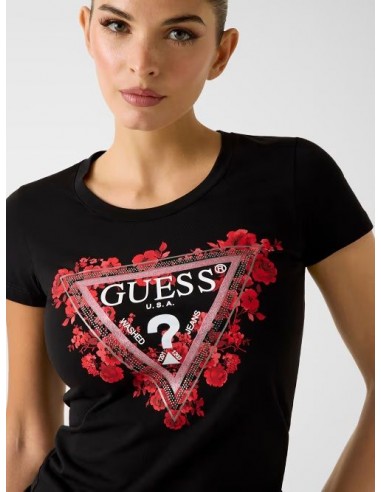 Guess Floral Print T-Shirt