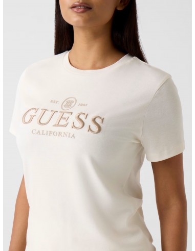 Guess Embroidered Logo T-Shirt