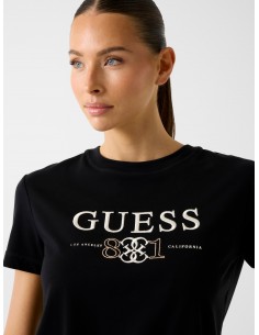 Guess Embroidered Logo T-Shirt