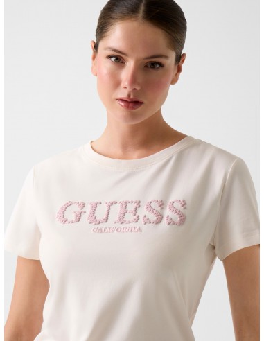 Guess Emboss Heart Logo T-Shirt