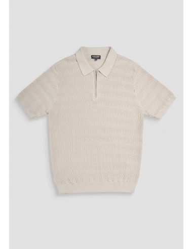 Polo regular fit de algodón jacquard...