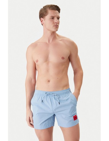 Hugo Men's Quick-Dry Swim Shorts with...