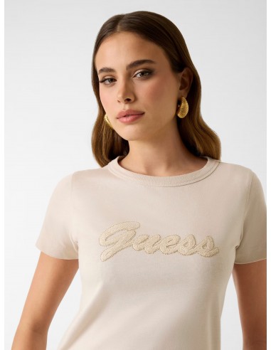 Camiseta con logo 3D Script de Guess