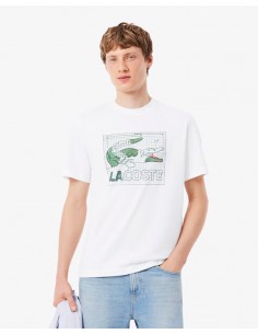 Lacoste Printed Cotton T-Shirt 2