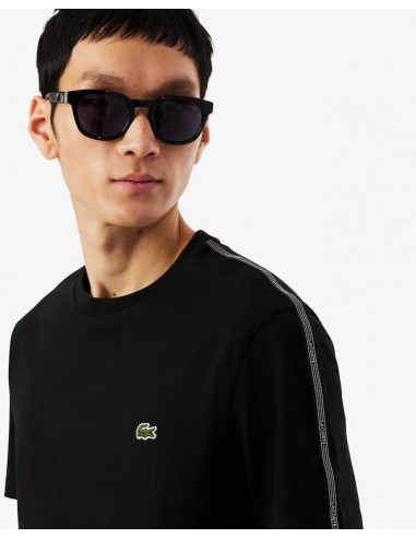 Lacoste Stripe shoulder T-Shirt