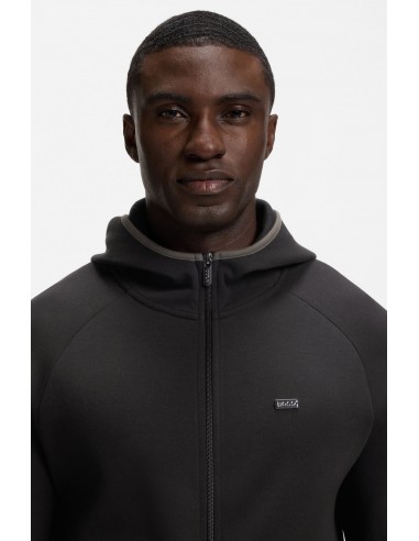 Sudadera con capucha y cremallera en...