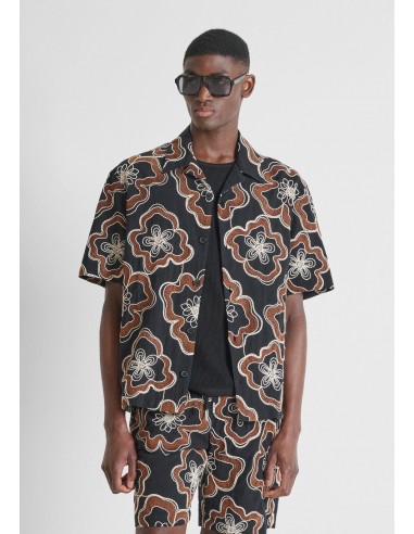 Relaxed Fit "Dover" Cotton Shirt with...