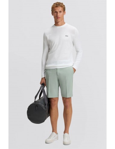 Shorts slim fit de tejido elástico...