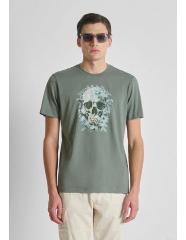 Camiseta regular fit de punto de...