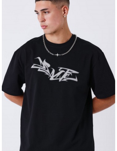 Camiseta con estampado gráfico de tag...