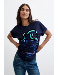Camiseta Estampada Algodón...