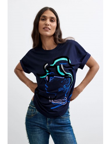 Desigual Printed Cotton T-Shirt