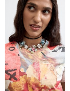 Desigual Floral Print T-Shirt 2
