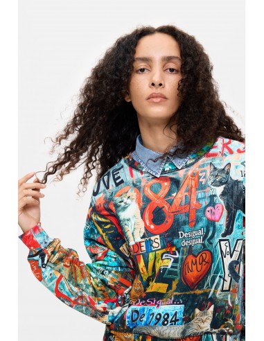 Sudadera Estampada 100% Algodón de...