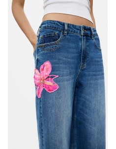 Pantalón Vaquero Floral...