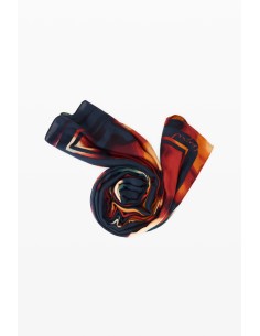 Foulard Rectangular Flores...