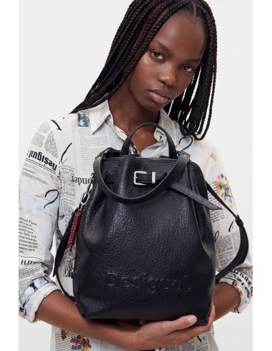 Desigual Medium Embossed-Logo Backpack