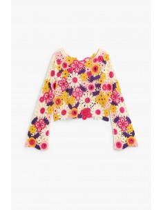 Jersey crochet multicolor... 2