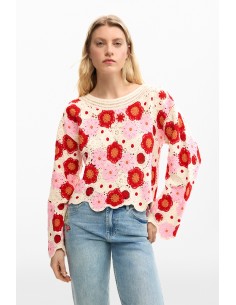 Jersey flores crochet de... 2