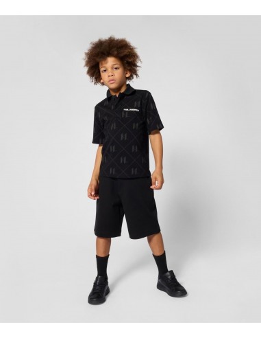 Karl Lagerfeld Boys' Double Piqué Shorts