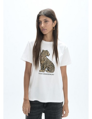 Camiseta leopardo lentejuelas de Lola...