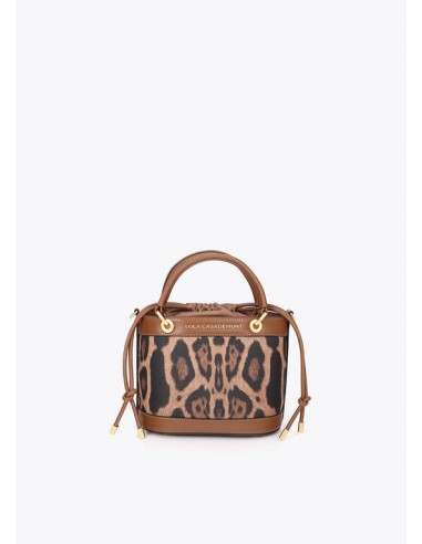 Lola Casademunt animal print bucket bag