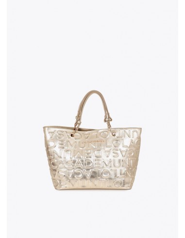 Bolso shopper monograma relieve de...