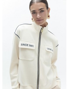 Sudadera blanca cuello alto... 2